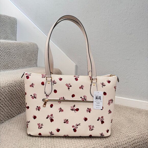 coach Gallery Tote Bag With Ladybug Floral Print cu271 - Picture 2 of 8